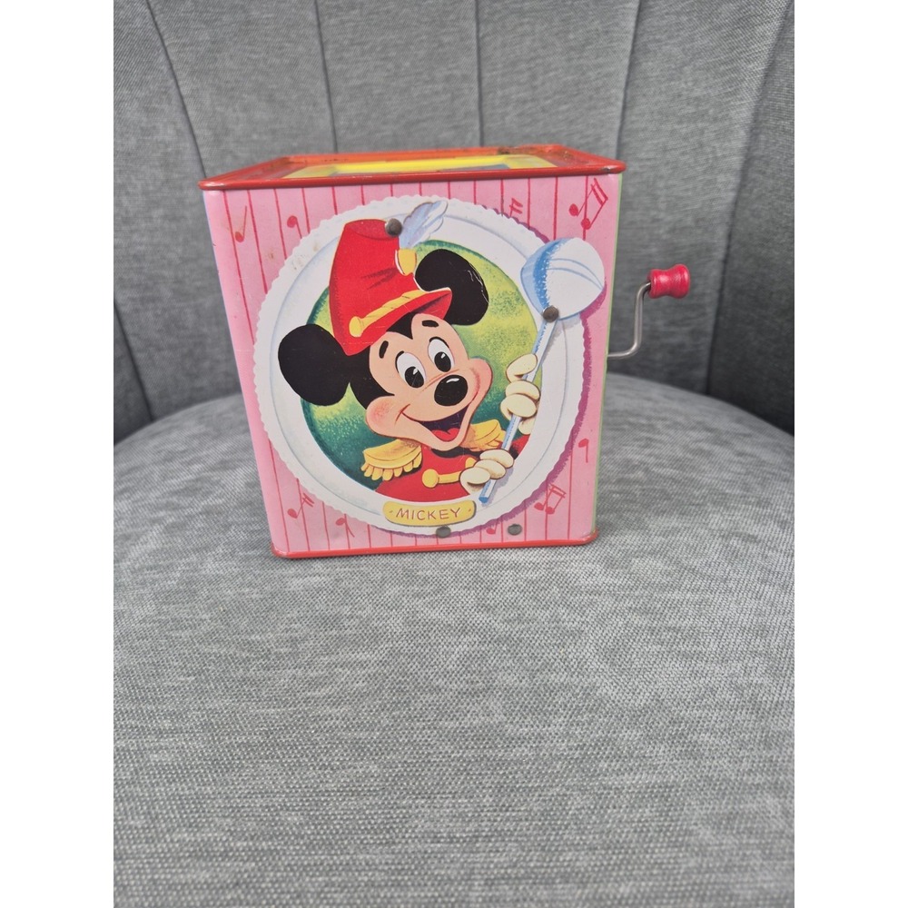 Vintage 1958 Mattel Mickey Mouse In the Music Box NOT WORKING